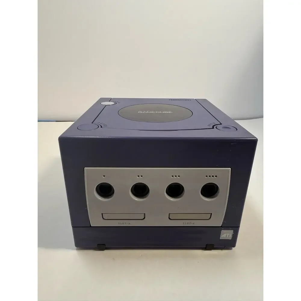 Nintendo Gamecube Purple Console Purple Controller AC AV Bundle NTSC-U/C A